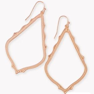 Sophee Drop Earrings in Rose Gold